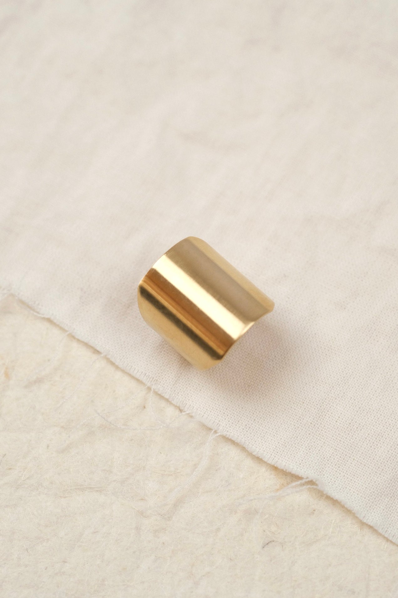 Breiter Messing Ring