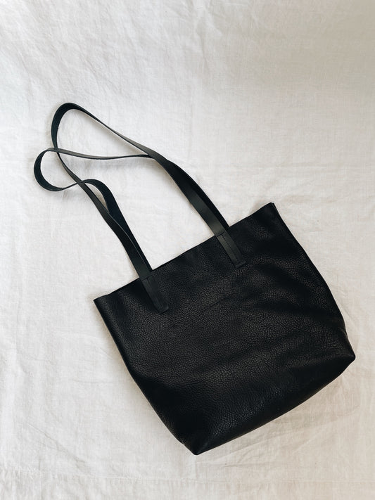 Shopper GIRLBOSS schwarzes nappaleder
