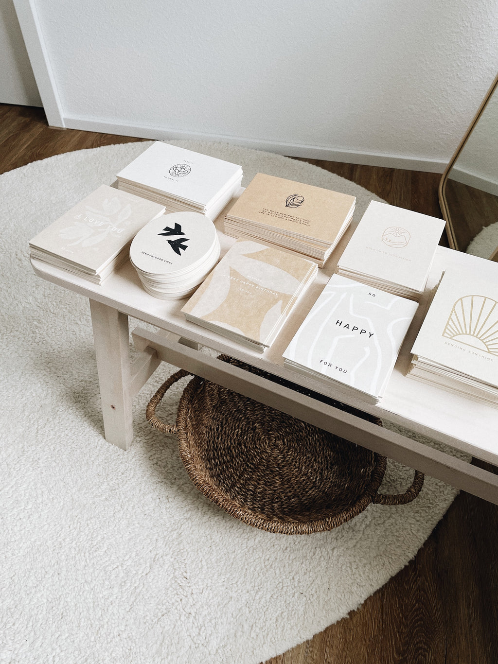 Eco-Pappe Postkarte / sending good vibes