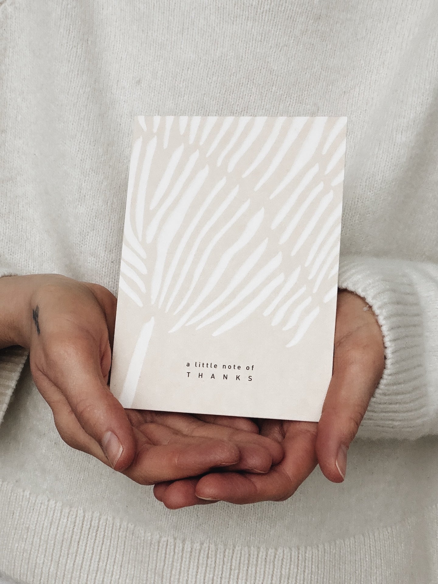 Eco-Pappe Postkarte / a little note