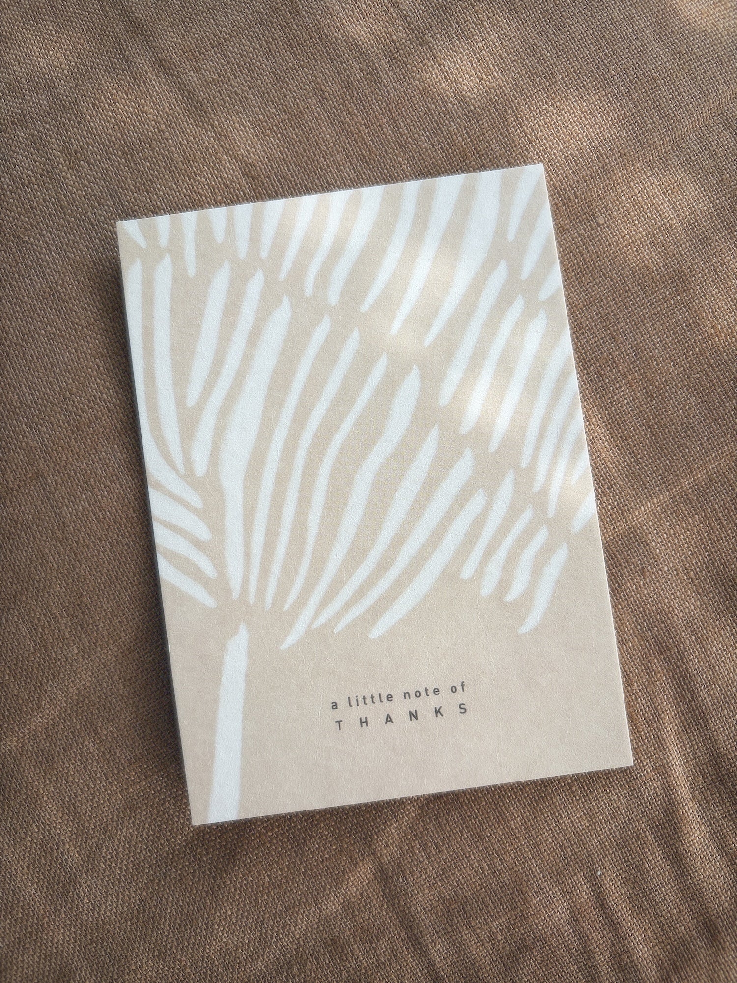 Eco-Pappe Postkarte / a little note
