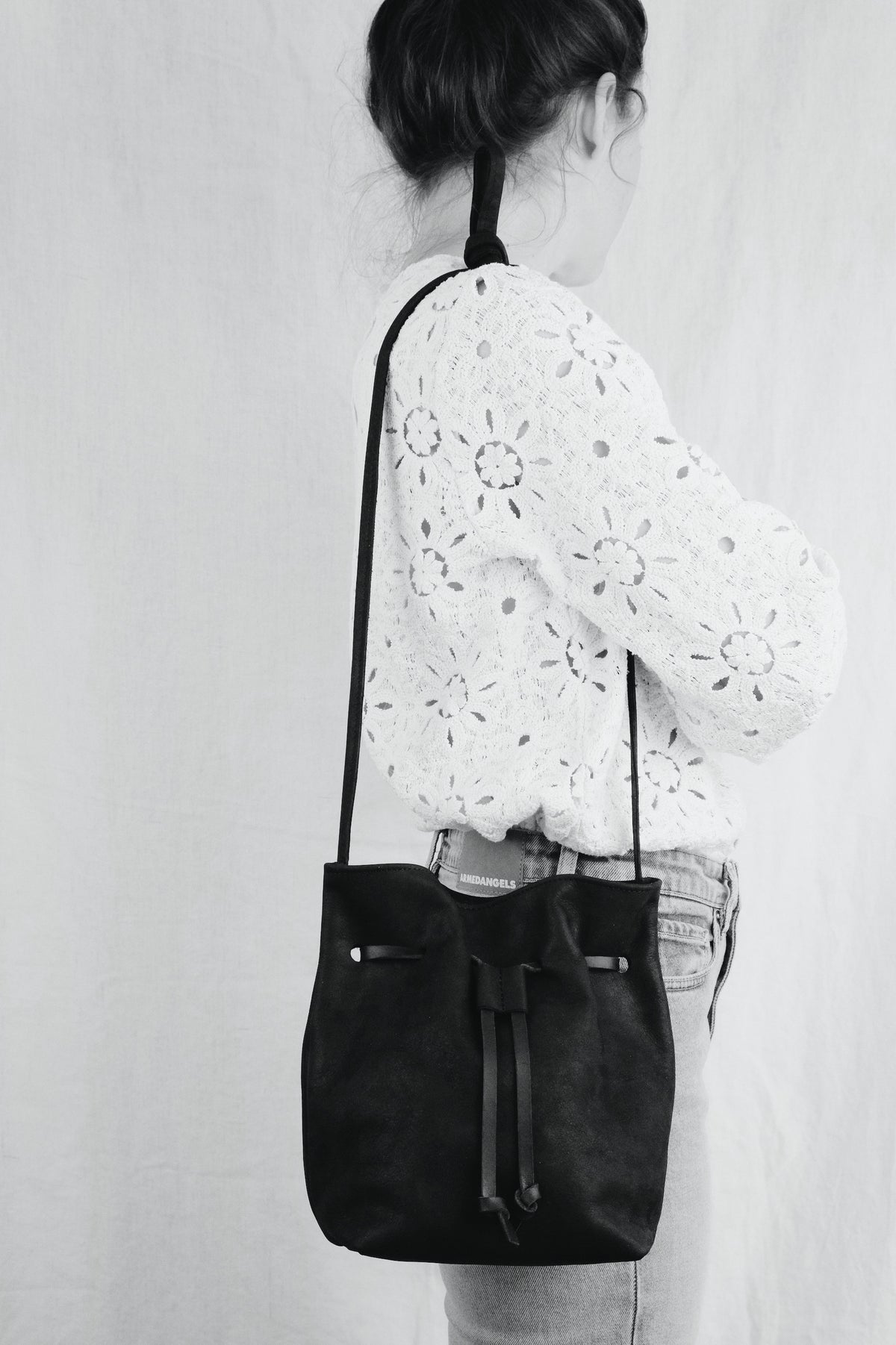 Bioleder Bucket Bag ULAH - braun