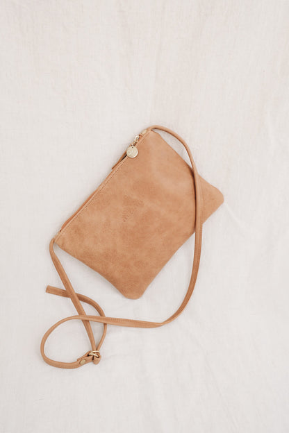Bioleder Crossbody Bag AVA - schwarz