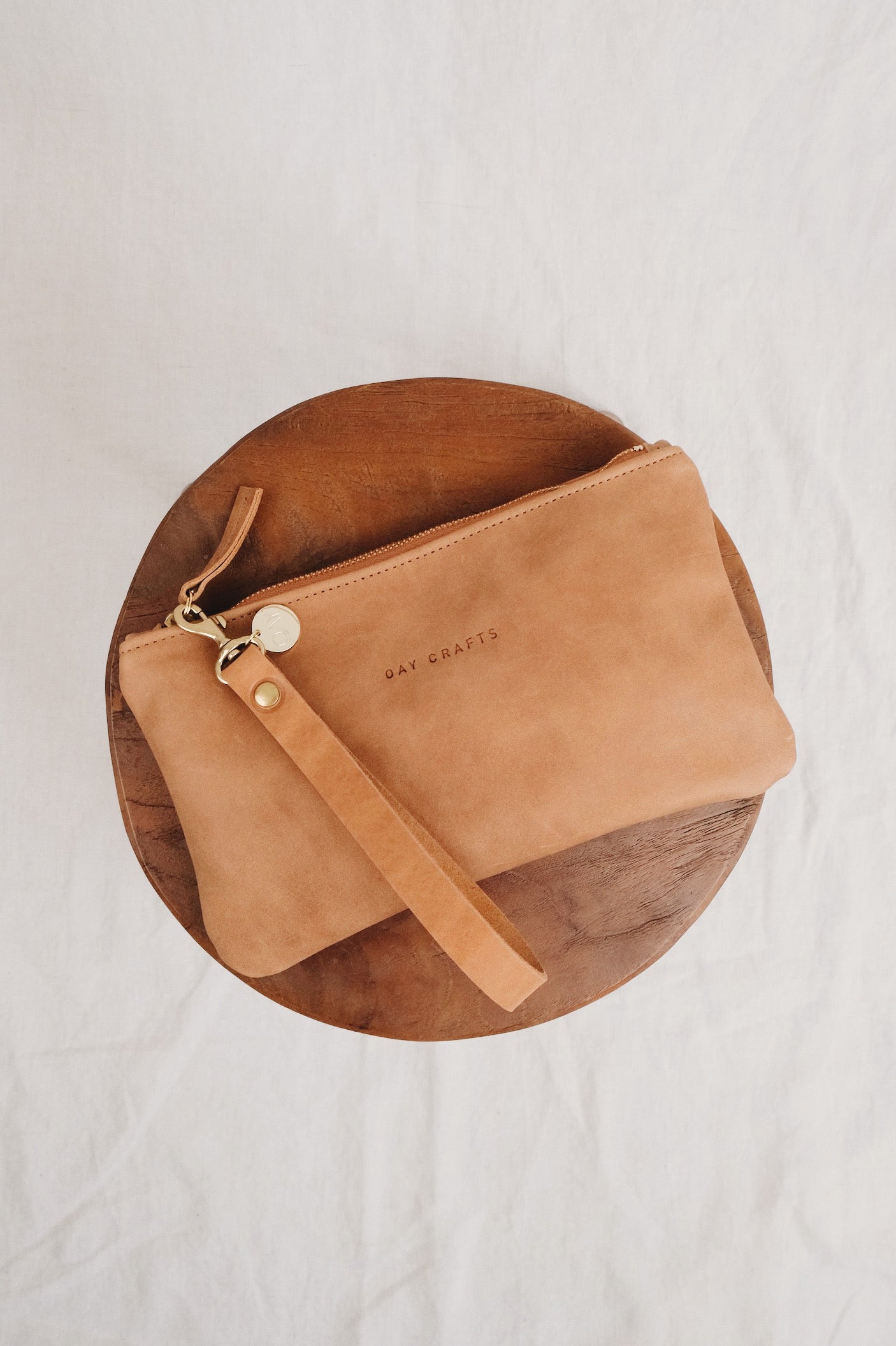Bioleder Clutch FIOH - schwarz