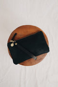 Bioleder Clutch FIOH - schwarz