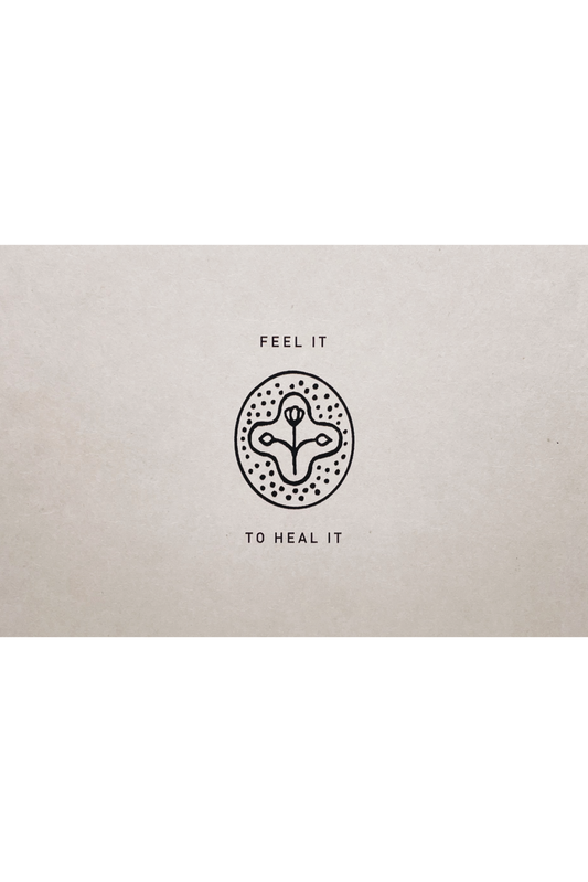 Postkarte - FEEL IT TO HEAL IT