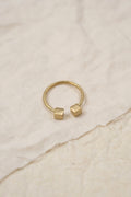 Würfel Ring Gold